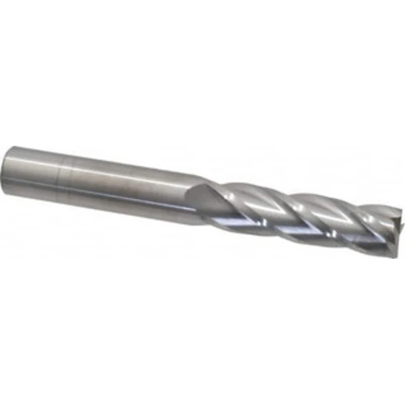 KYOCERA SGS 5/8, 2-1/4 LOC, 5/8 Shank Diam, 5 OAL, 4 Flute, Solid Carbide Square End Mill Single End, Uncoated, Spira...